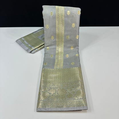 Semi Banarasi’s Katan silk weaving temple sarees