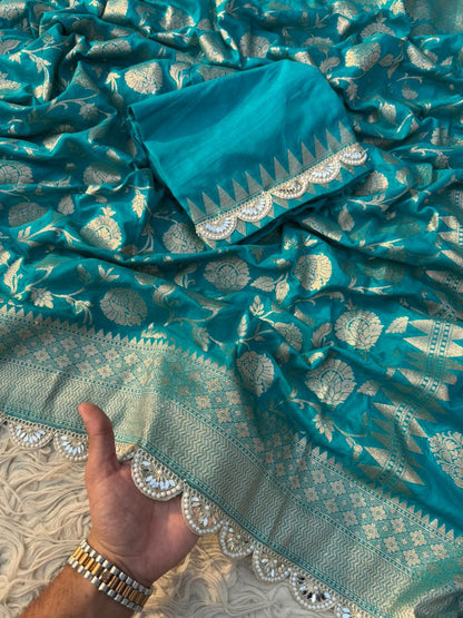 Pure Georgette Banarasi Classic Saree