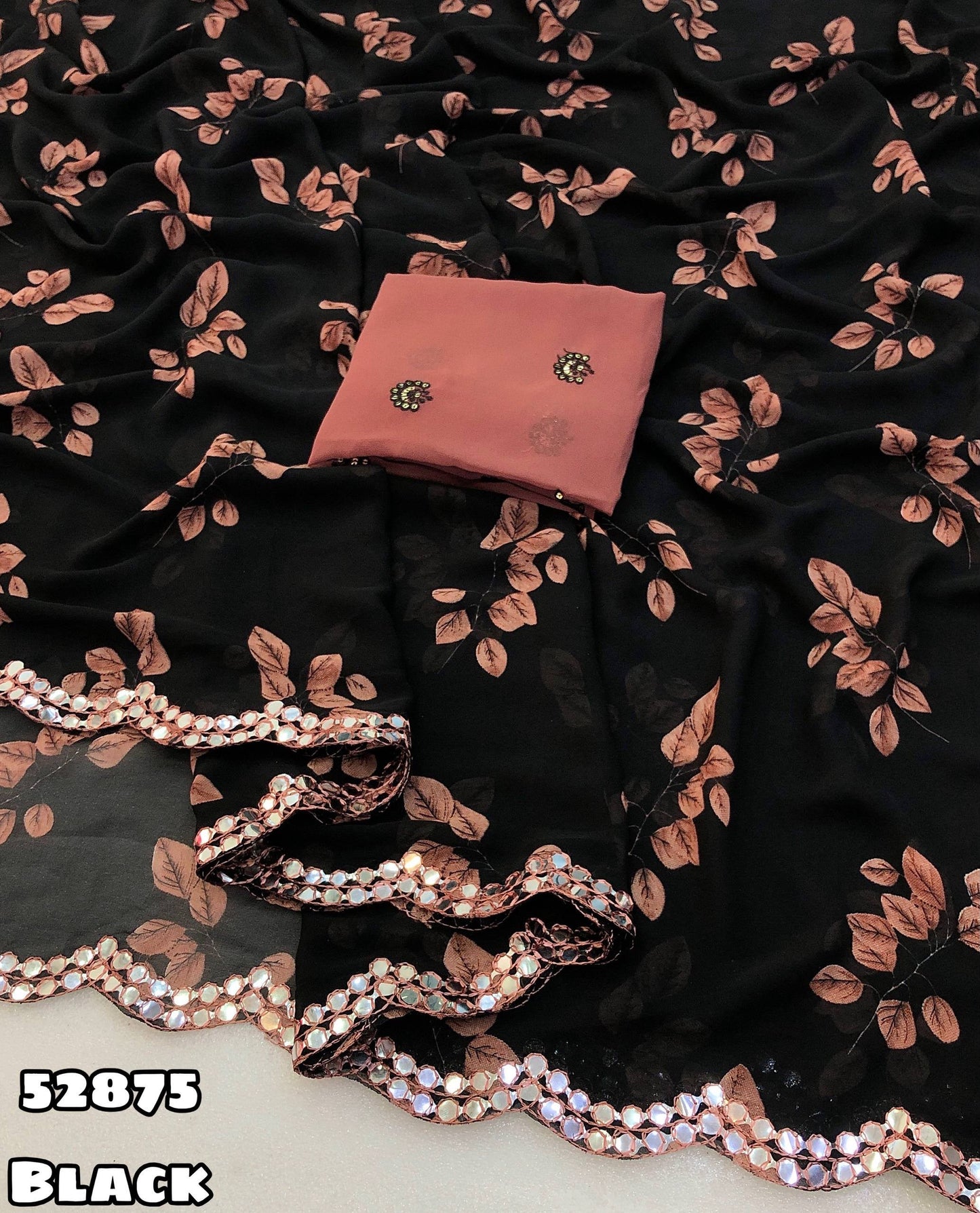 Trending soft weightless chiffon floral sarees