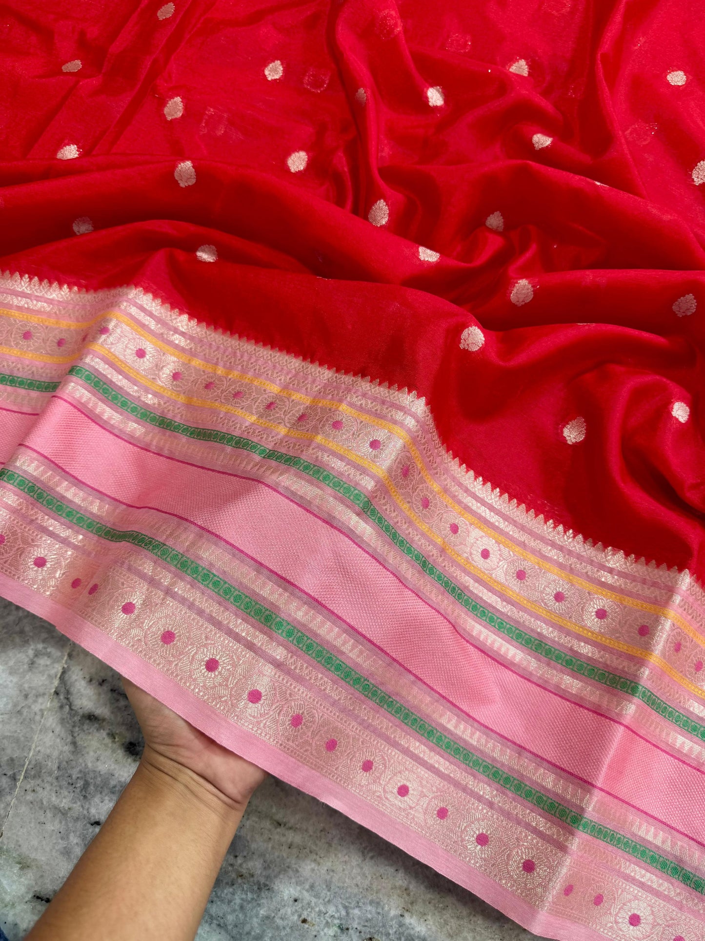 Budget Vintage Saree with classic warm silk