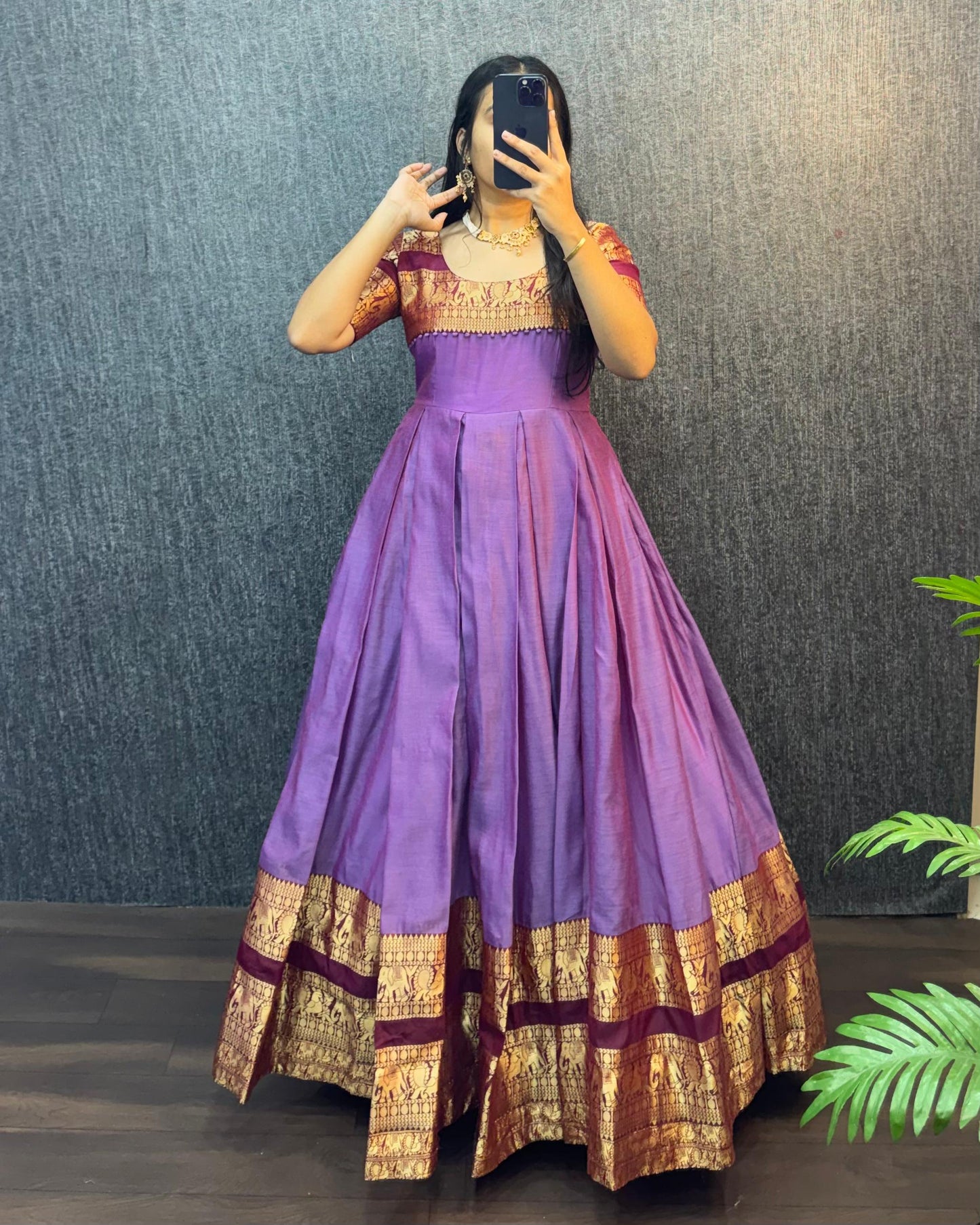 Narayana Silk Butterfly Desginer Classic Gowns