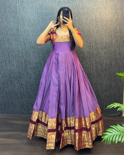 Narayana Silk Butterfly Desginer Classic Gowns