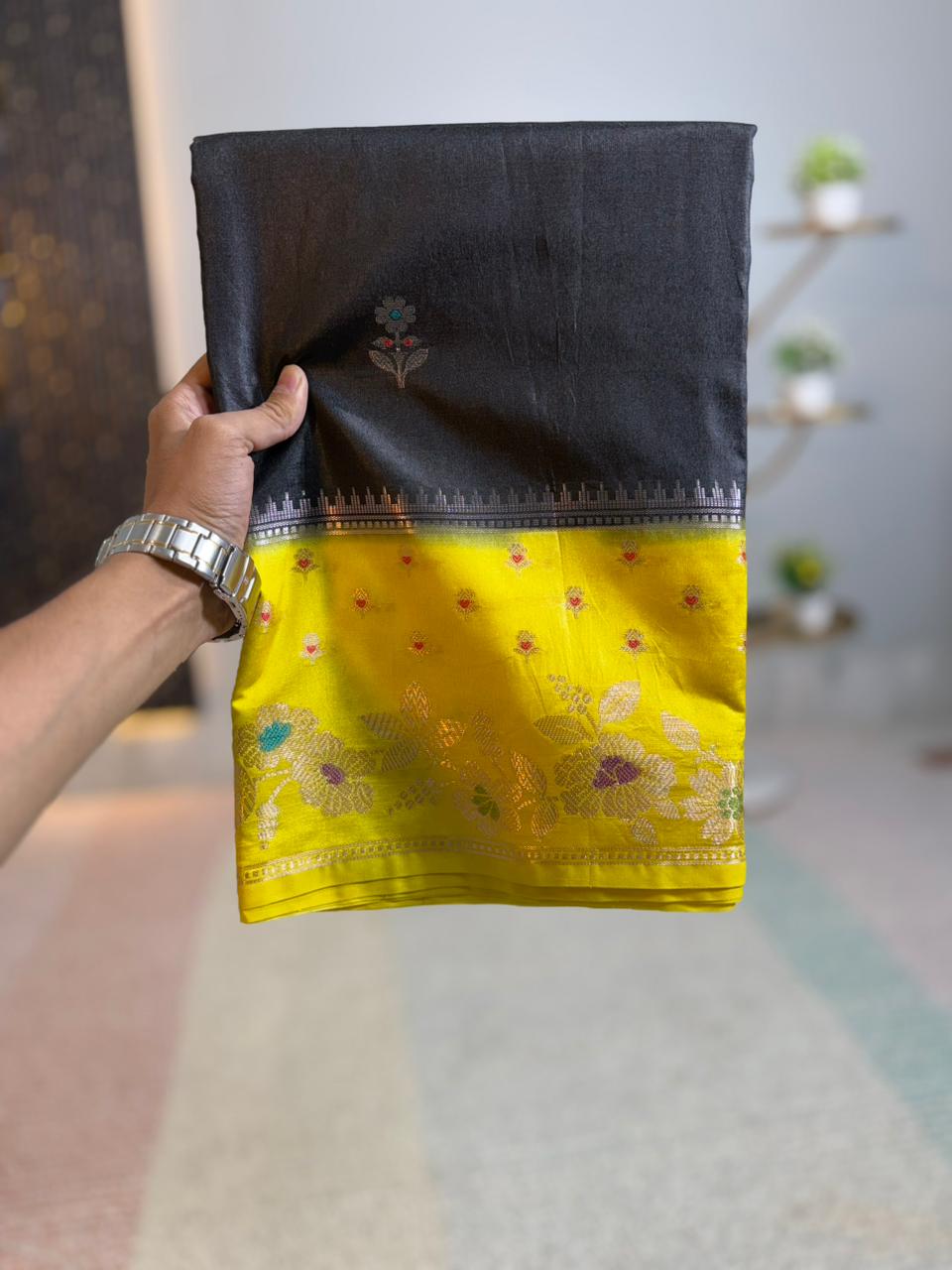 Banarasi fancy trending Alfi designer saree