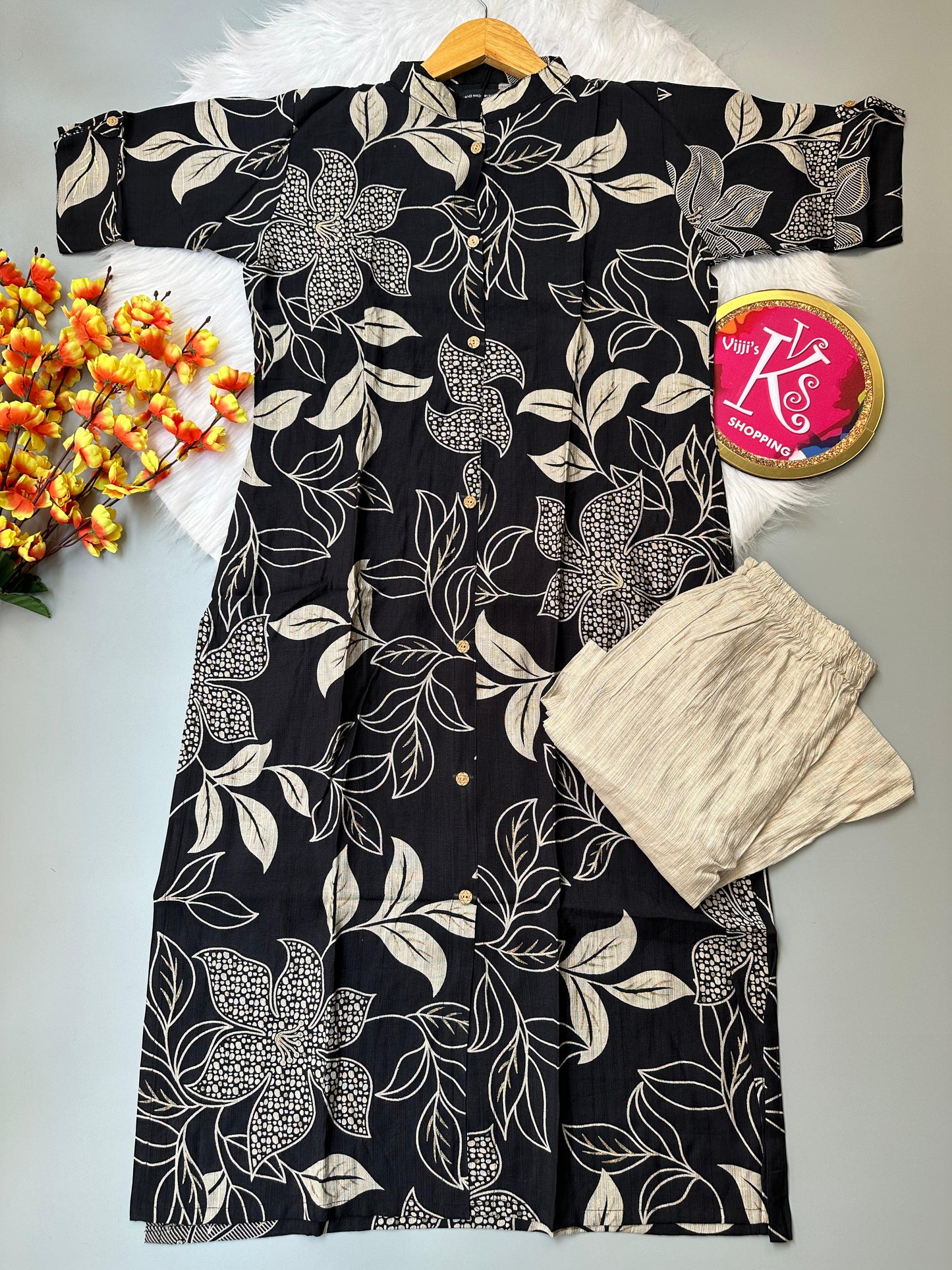 Summer special floral co-ord kurti sets