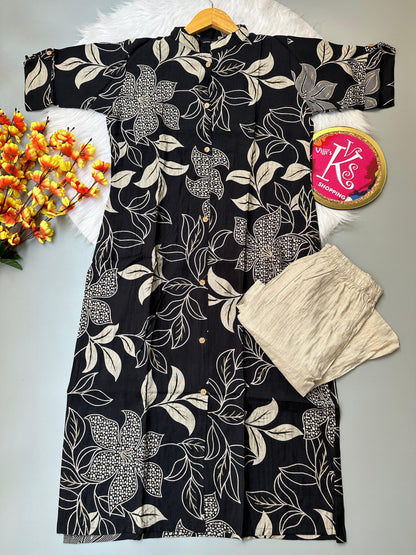 Summer special floral co-ord kurti sets