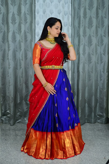 ROYAL SEMI GADWAL COLLECTION  MAGGAM SETS