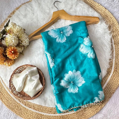 Hand work Soft Chinnon Silk buget friendly