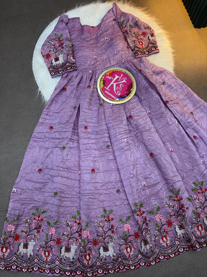 Pichwai embroidery classic gowns