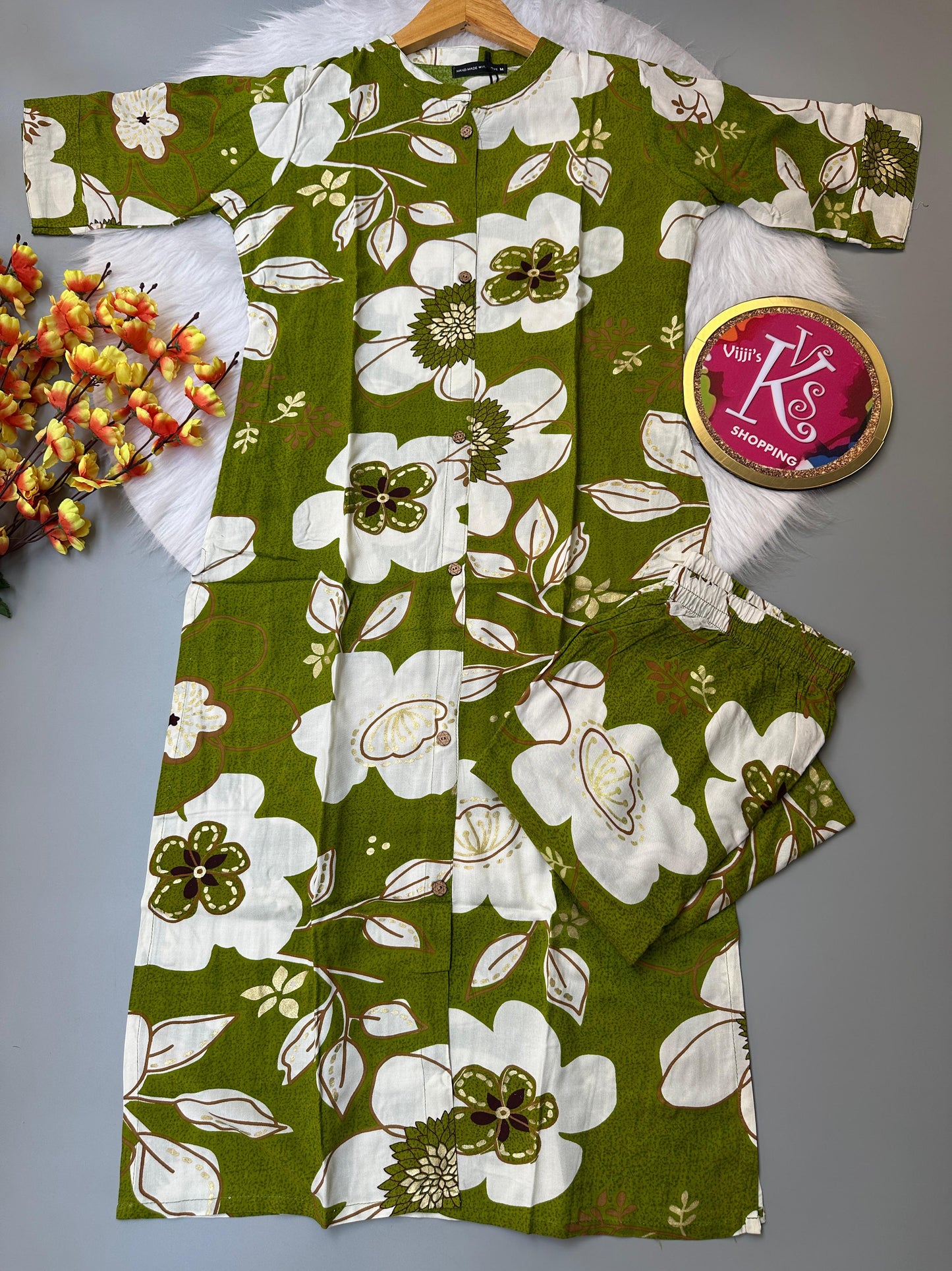 Summer special floral co-ord kurti sets