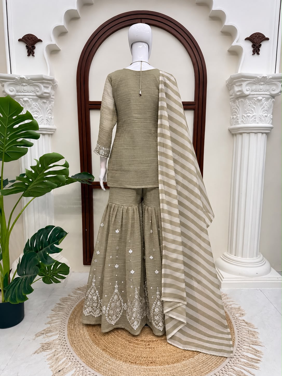 Anarkali model Sharara sets