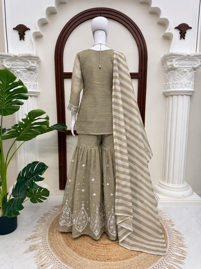 Anarkali model Sharara sets