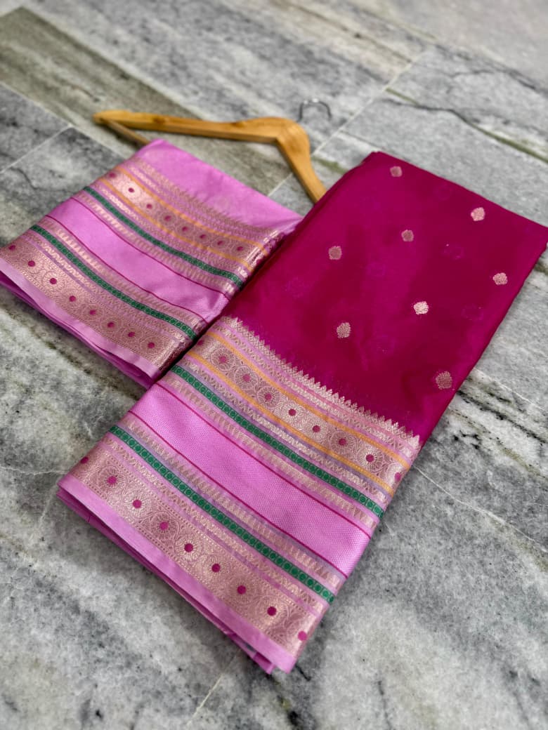 Budget Vintage Saree with classic warm silk