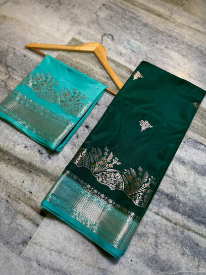 Vintage Katan silk premium Desginer saree