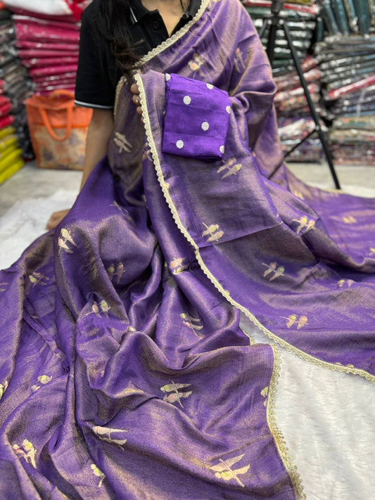 Budget Viscose tissue silk saree