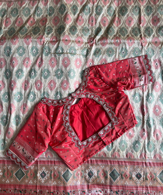 Banarasi Pattu saree luxe with stitched Blouse