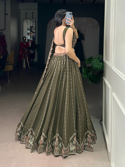 Chocolate Crush Bridesmaid lehenga choli