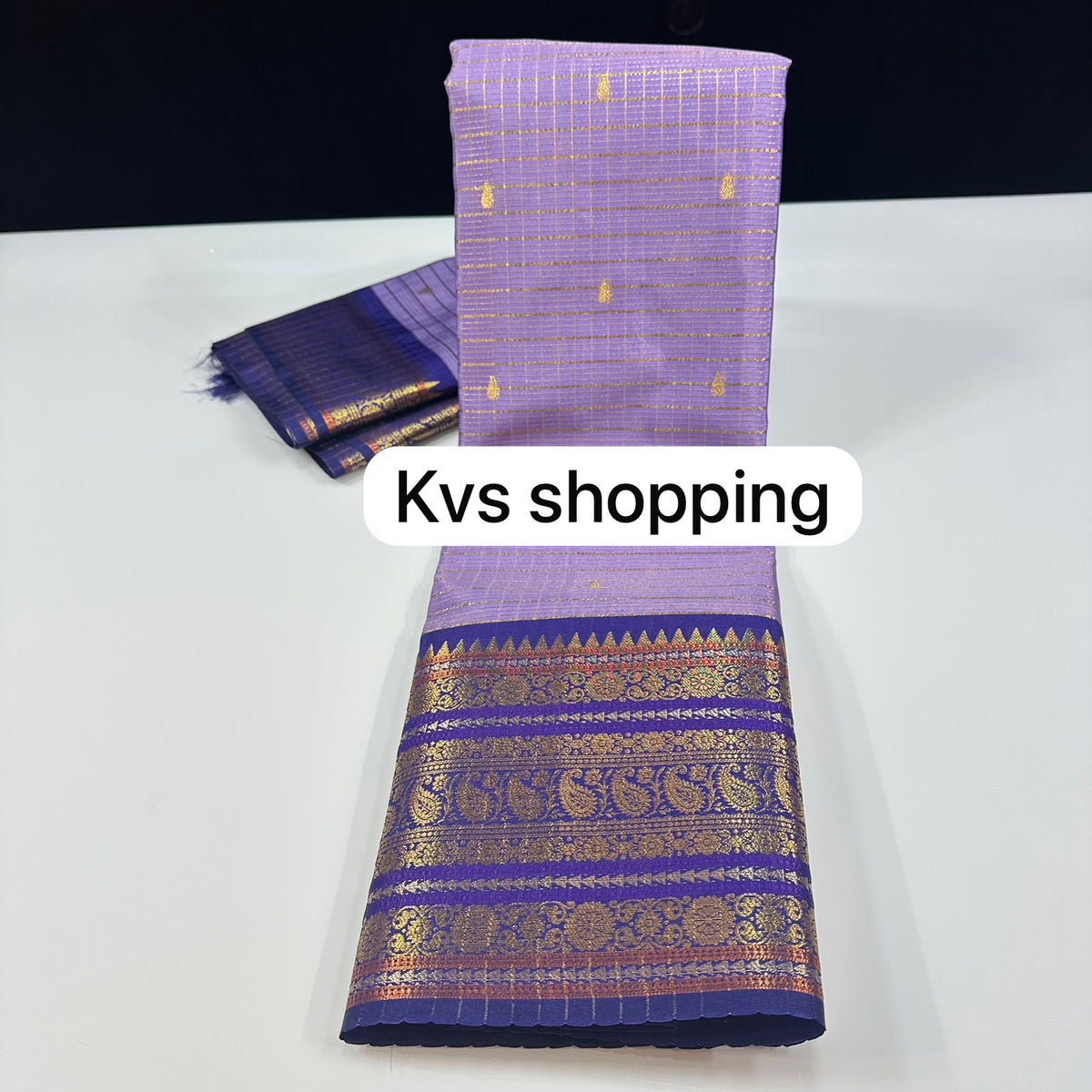 Super-soft Semi-Kanchi inspired Vintage Checks  traditional saree