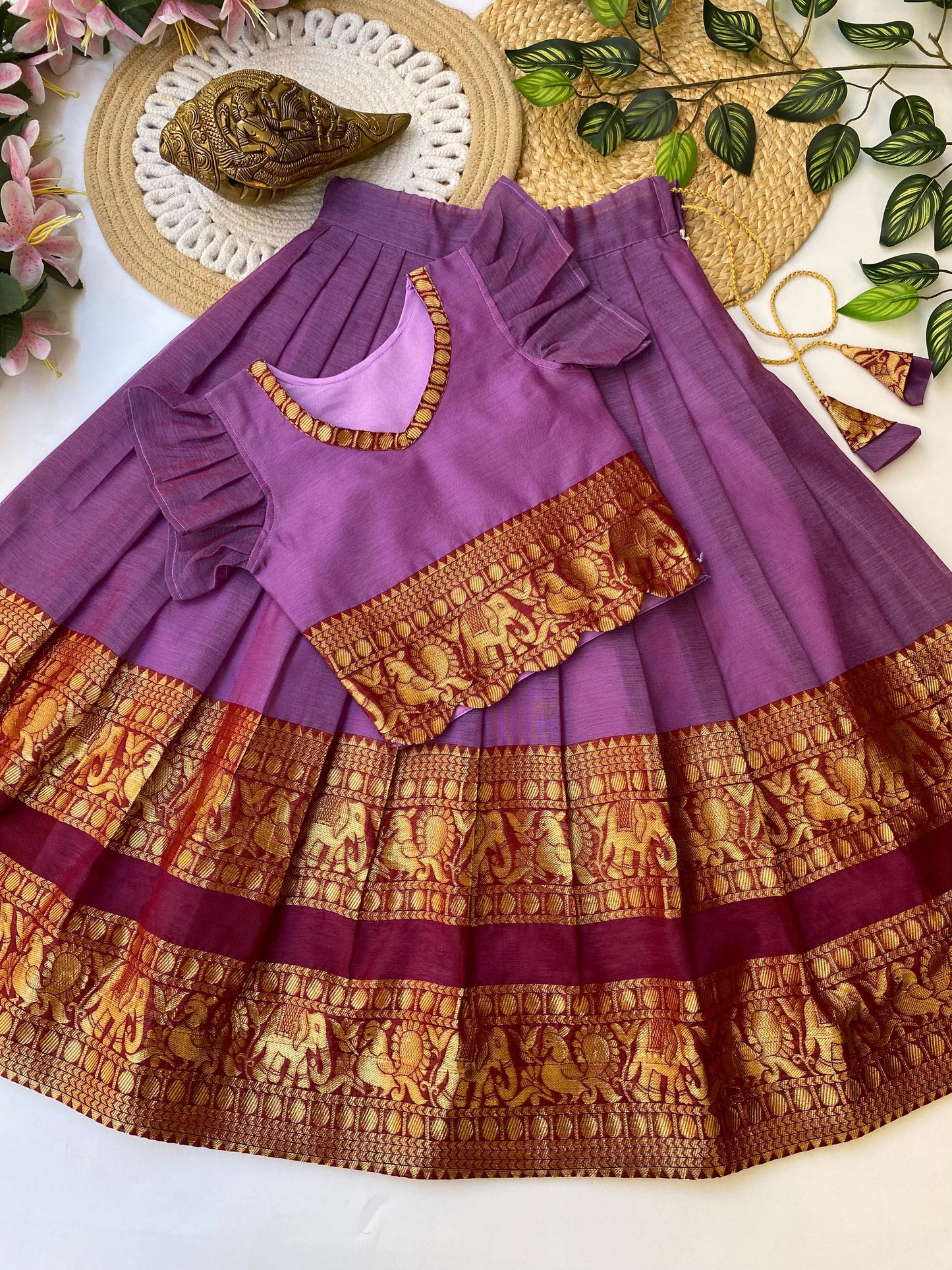Kids festival wear special cute Narayanapet sets