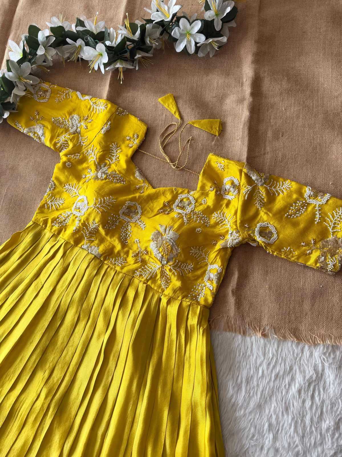 Party wear Maggam work gown
