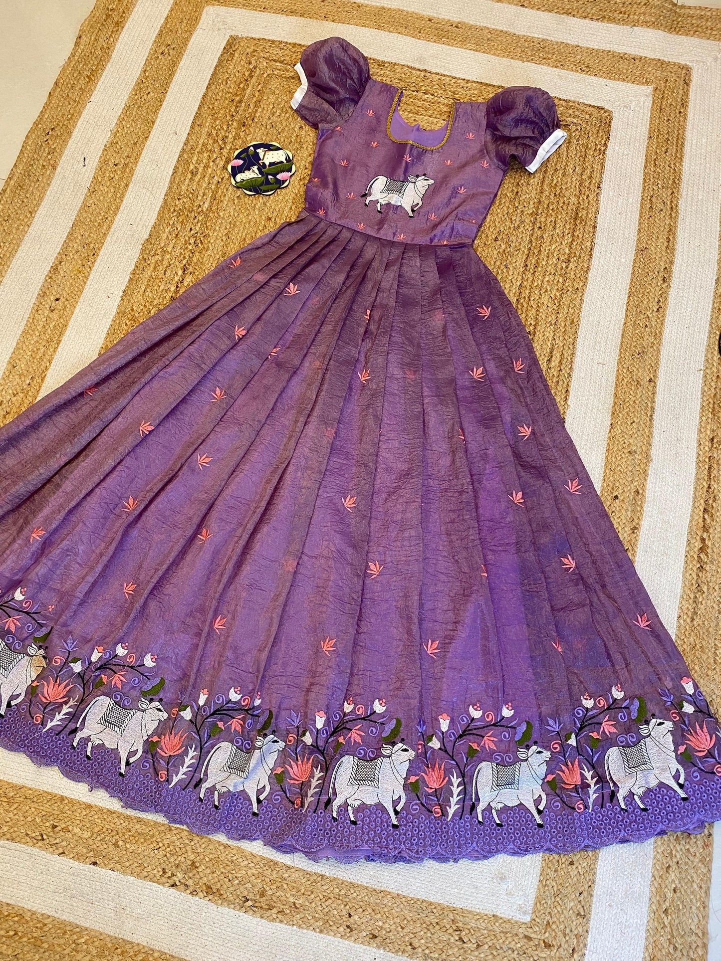 Kids pichwai traditional gowns