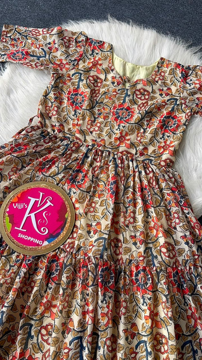 Pocket Kalamkari cafe gowns