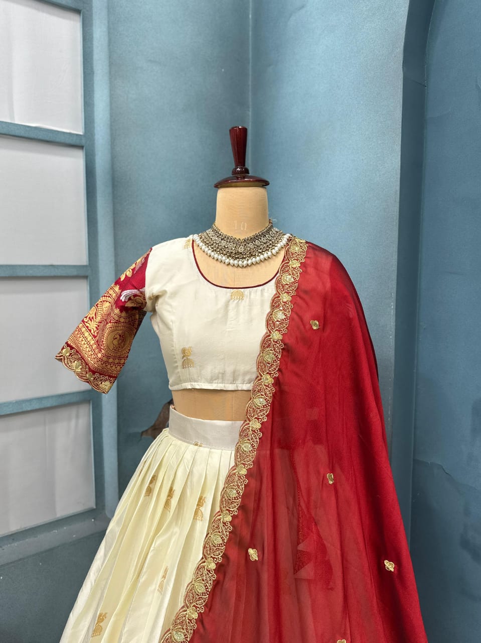 PREMIUM PURE KANJIVARAM SILK LEHENGA
