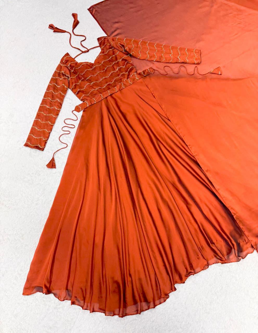Rangoli silk cafe gowns