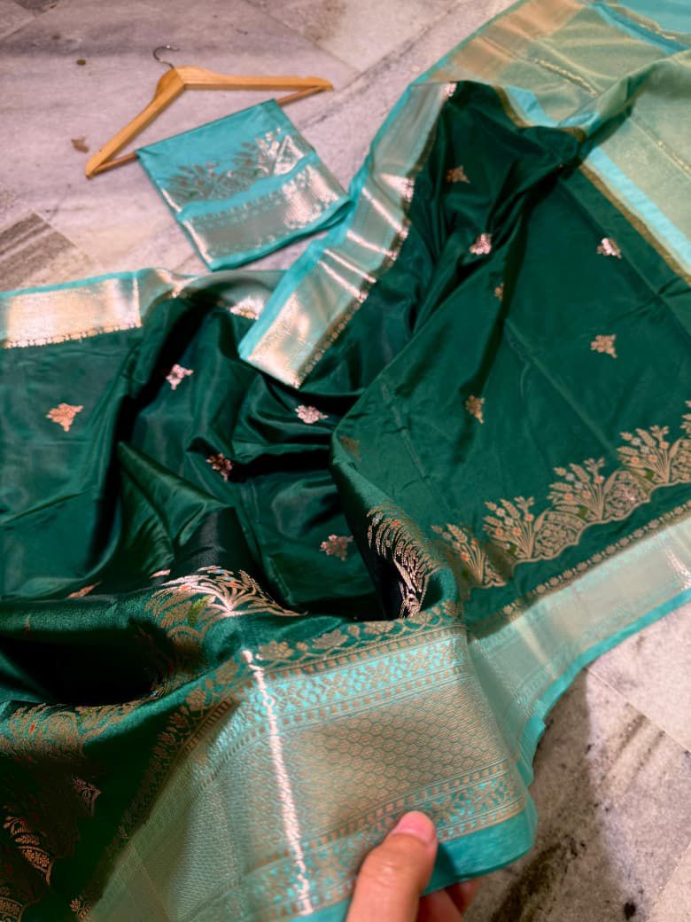 Vintage Katan silk premium Desginer saree