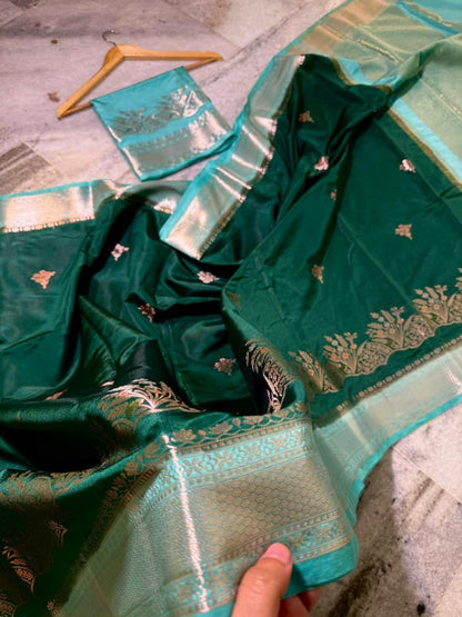 Vintage Katan silk premium Desginer saree