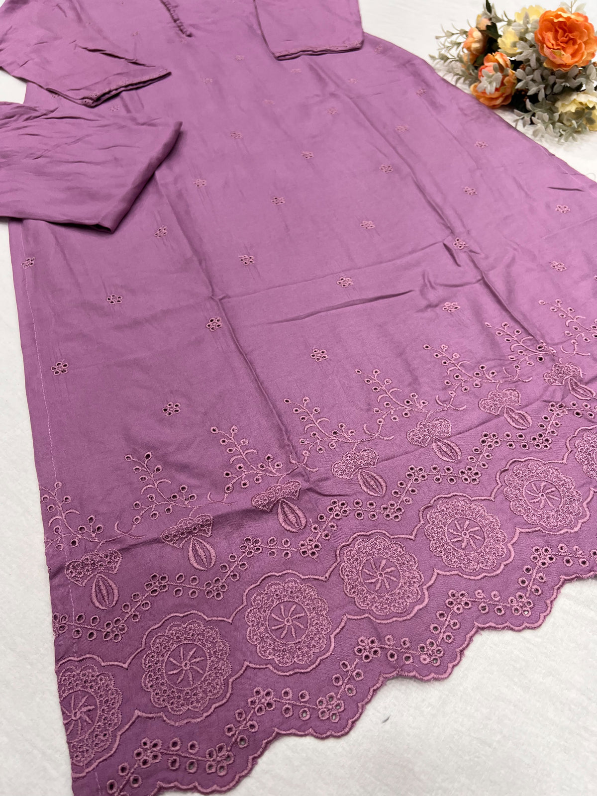 New Designers pastel colour Kurti Pant Dupatta Set