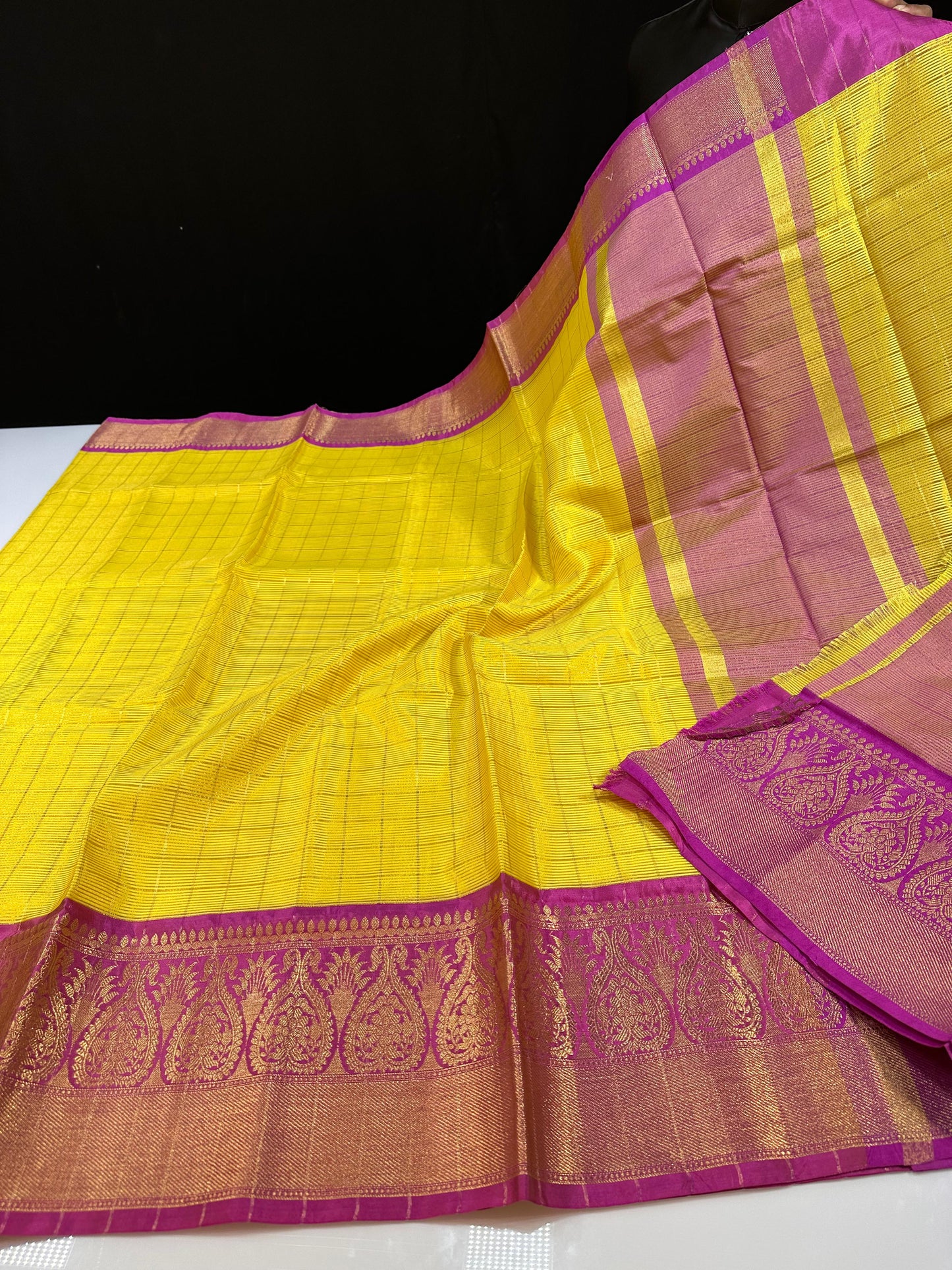 Soft Banarasi semi-silk saree