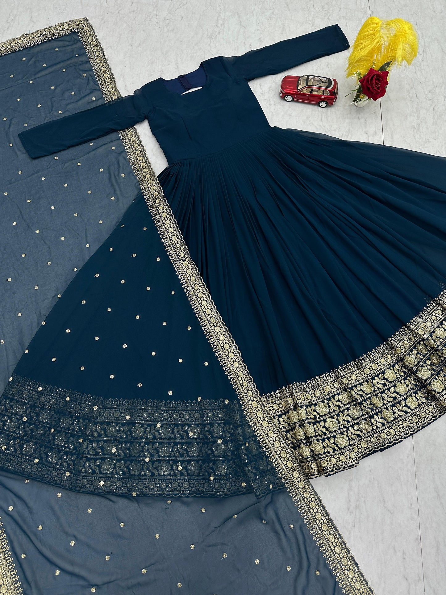 Aditi Roy style Anarkali Desginer set