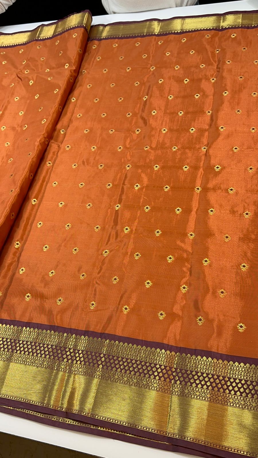 Vintage semi Gadwal traditional pattu sarees