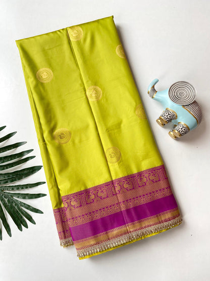 Soft silk sarees with Designer pallu