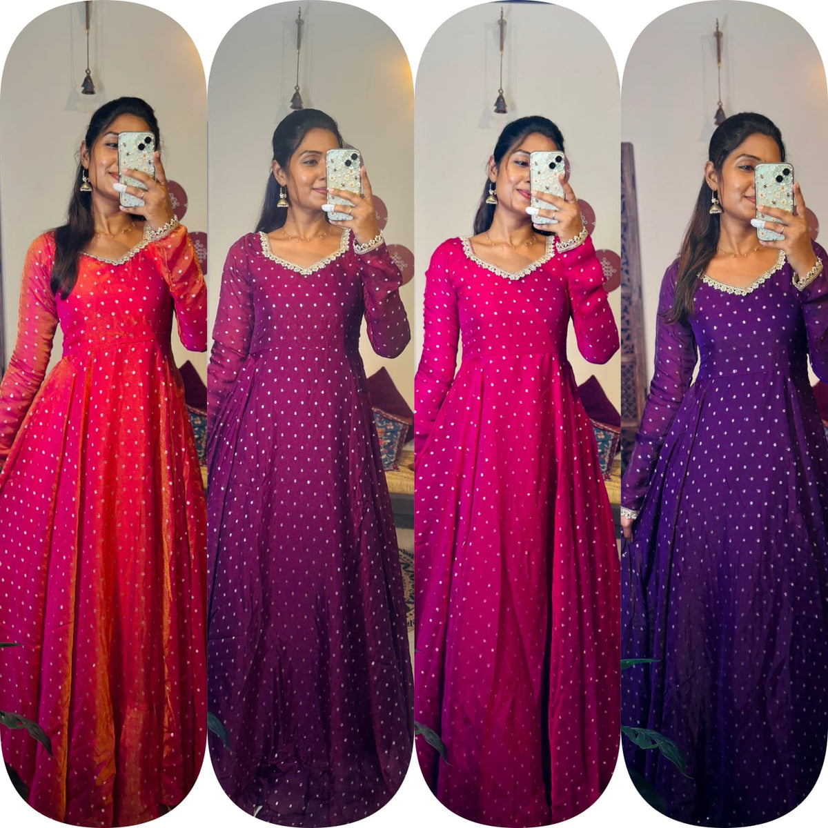 Moss putti mirror cafe gowns