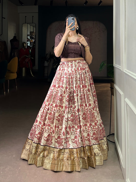 Co-ord Set Lehenga royalty tasar silk  set