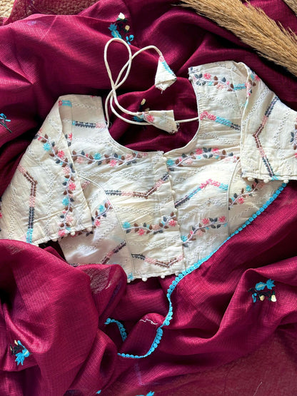 Komali Kota Doriya premium Saree with stitched blouse