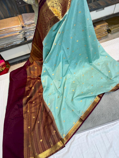 Banarasi Classic Dyble Dupion Sarees