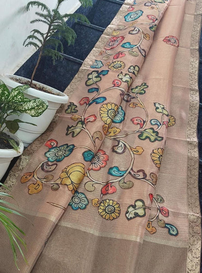 Kota tissue Kalamkari classic saree