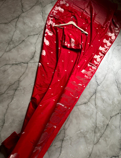 Banarasi Semi Katan silk budget sarees