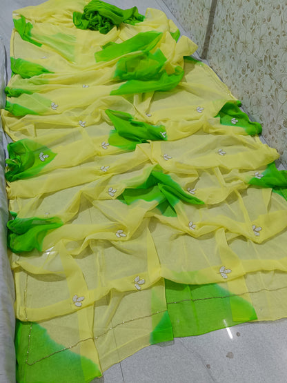 PURE SHIFFON SAREE BUDGET SAREES