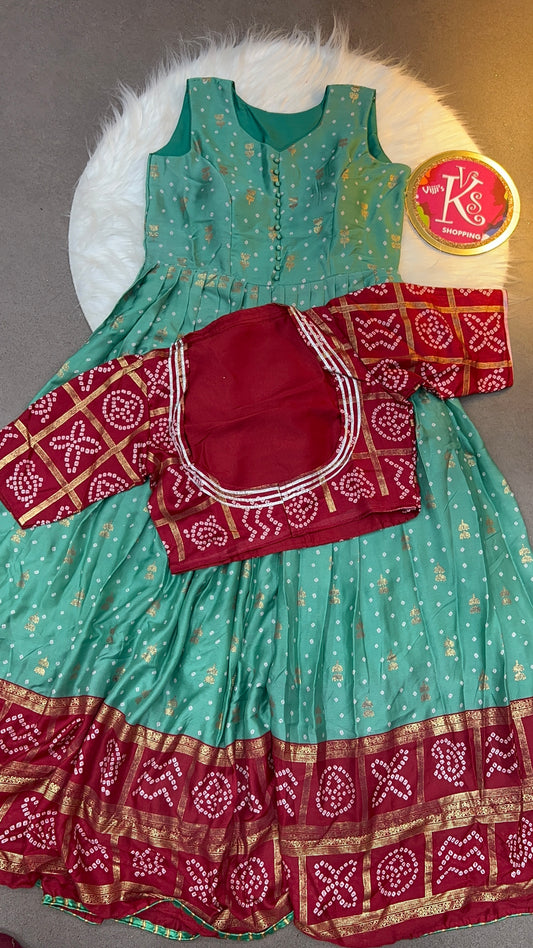 Mali Bandhini classic 2 in one gowns