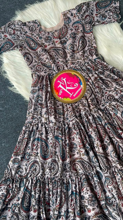 Pocket Kalamkari cafe gowns