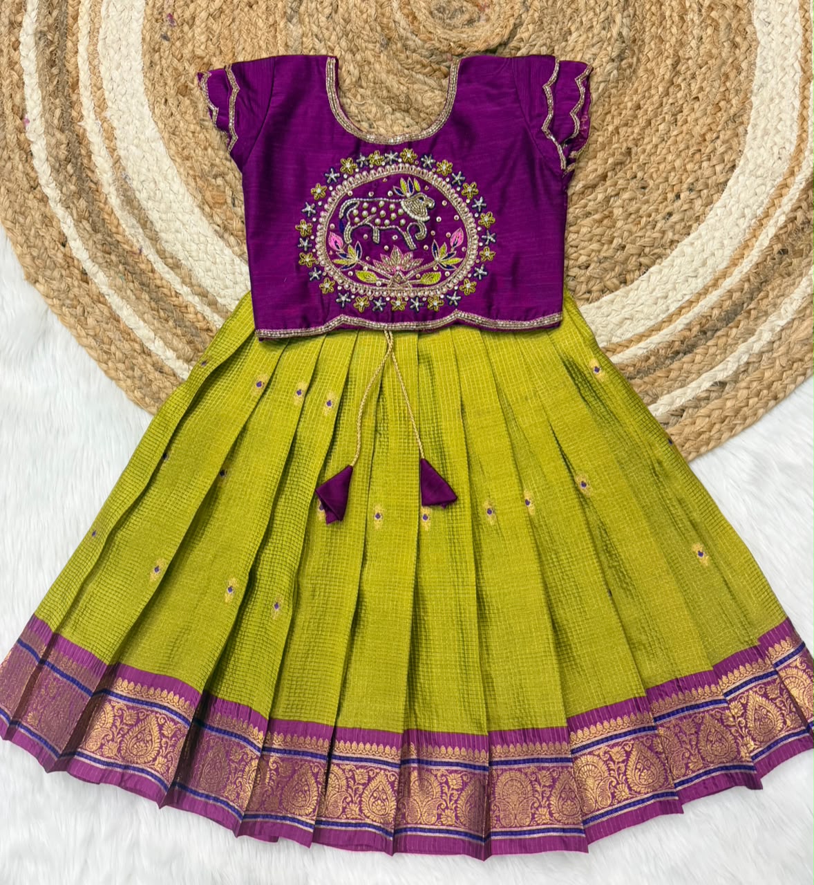 Baby girl cute set with brother kurta set combo