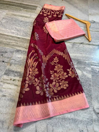 Banarasi trending dupian soft silk sarees