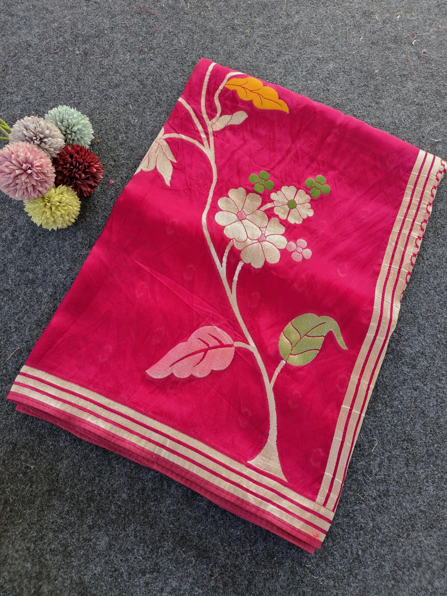 Paper silk Vintage vibe paper silk saree