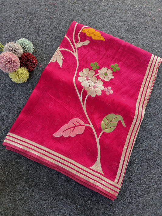 Paper silk Vintage vibe paper silk saree