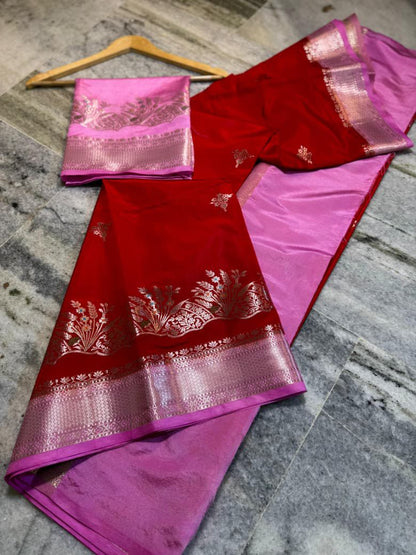 Vintage Katan silk premium Desginer saree