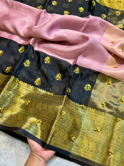 Banarasi katan tissues budget ghungroo saree