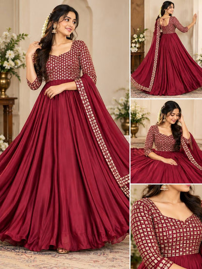 Radha rangoli cafe gown